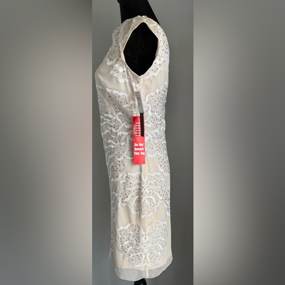 Aidan Mattox, Floral Embroidered with Sequins Overlay Formal Dress, Size 6 NWT - Picture 10 of 12